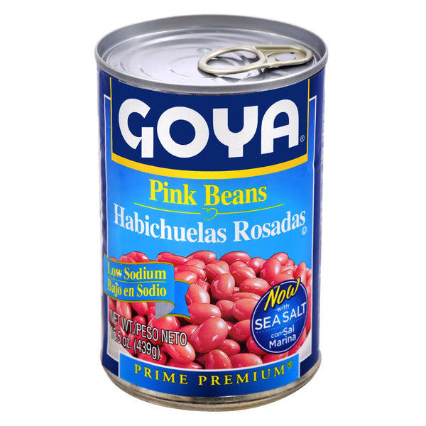 Goya Premium Pink Beans, Low Sodium