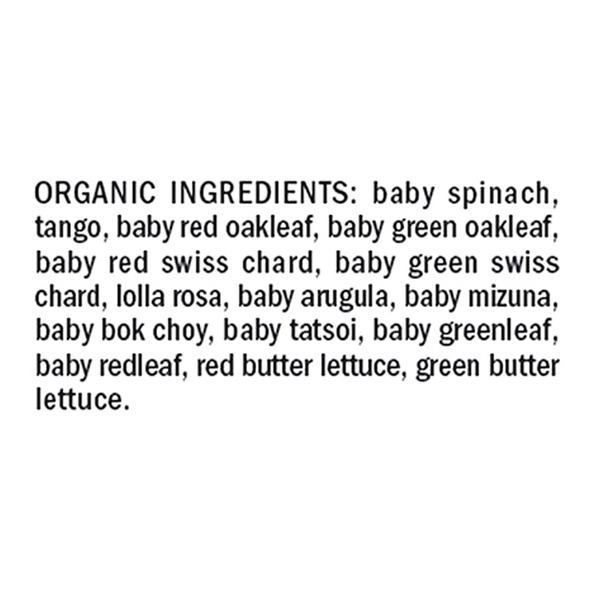 Organic Girl Spring Mix & Baby Spinach, 50/50!, Family Size