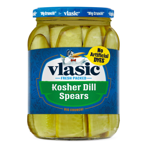 Vlasic Kosher Dill Pickle Spears, Keto Friendly
