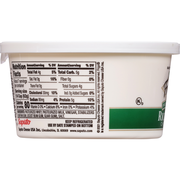 Frigo Ricotta Cheese, Part-Skim