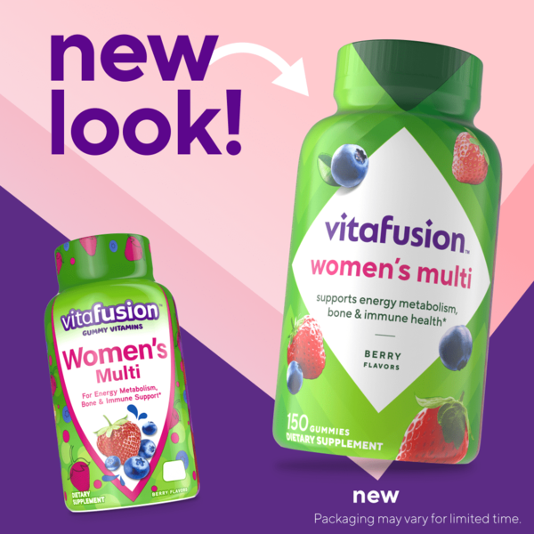 vitafusion Women’s Supercharged Multi Dietary Supplement Gummies