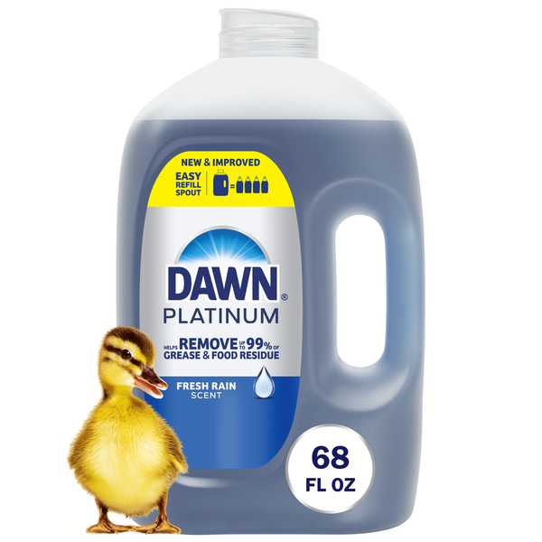 Dawn Platinum Refill Jug Dish Soap Fresh Rain