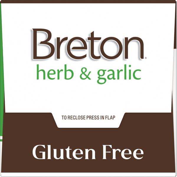 Dare Breton Crackers, Gluten Free, Herb & Garlic