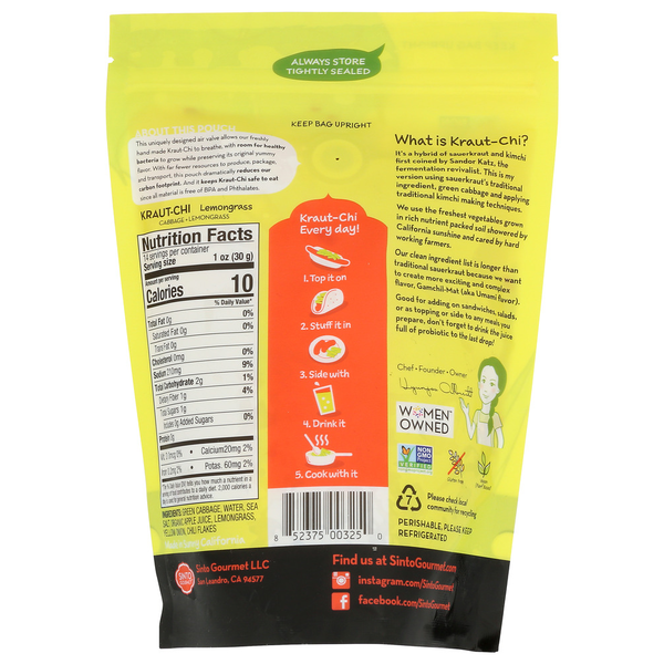 Sinto Gourmet Kraut-Chi Lemongrass