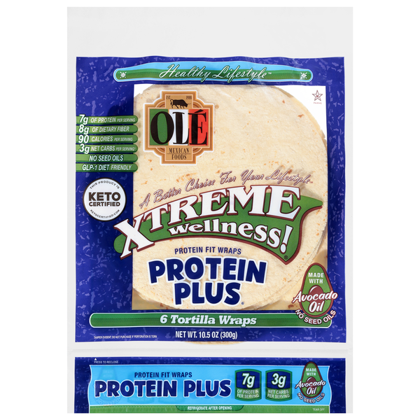 Olé Mexican Foods Protein Plus Tortilla Wraps