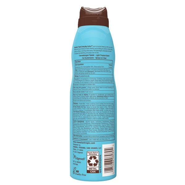 Hawaiian Tropic Everyday Active Sport Sunscreen Spray SPF 30