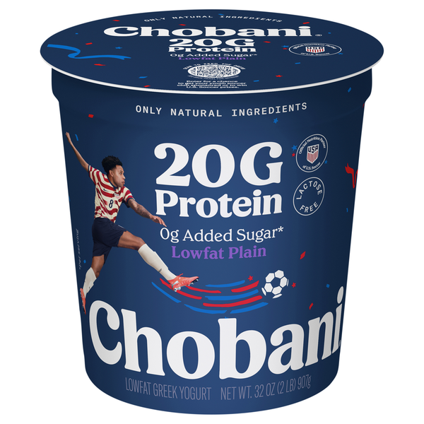 Chobani Lowfat Plain Greek Yogurt