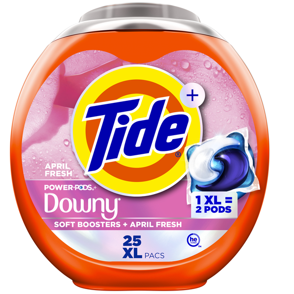 Tide Power PODs with Downy, Detergent