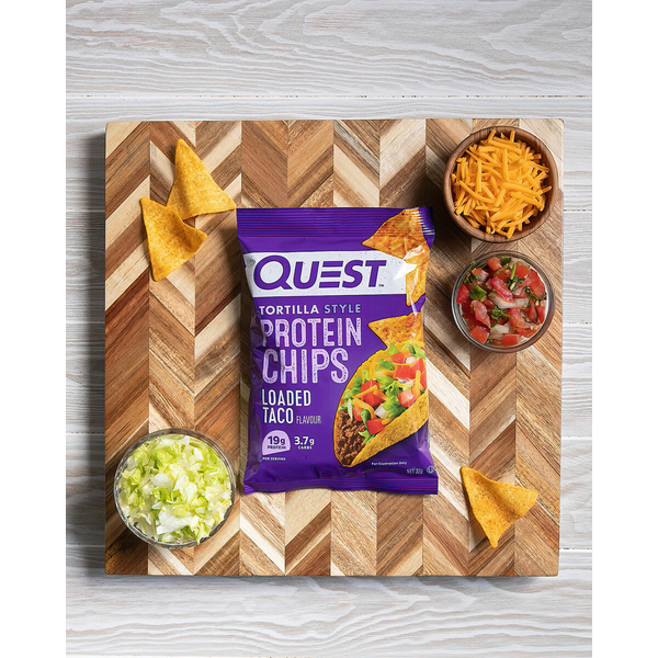 Quest Protein Chips, Loaded Taco Flavor, Tortilla Style