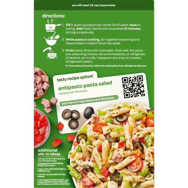 Betty Crocker Pasta Salad, Creamy Italian