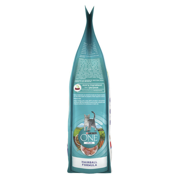 Purina ONE Natural Cat Food for Hairball Control, +PLUS Hairball Formula DestGlow