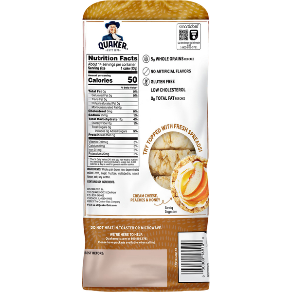 Quaker Rice Cakes, Caramel