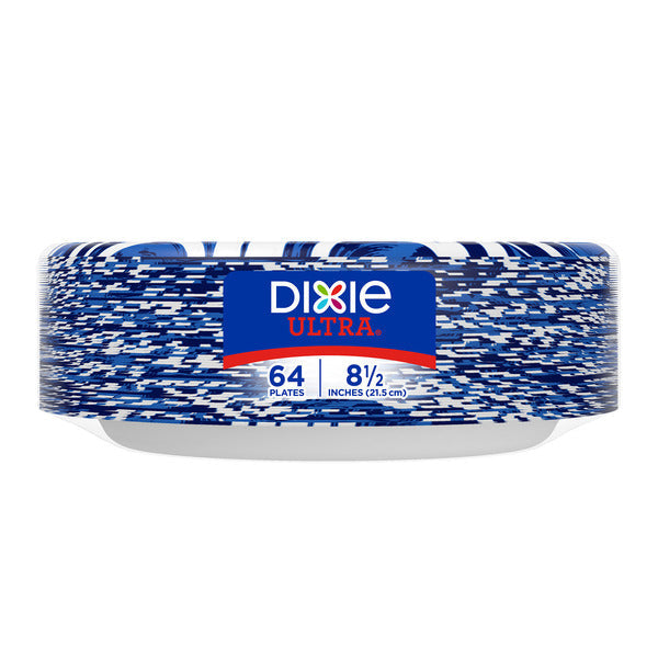 DIXIE Paper Plates, 8.5 Inch Lunch/Dinner Plate (Designs May Vary)