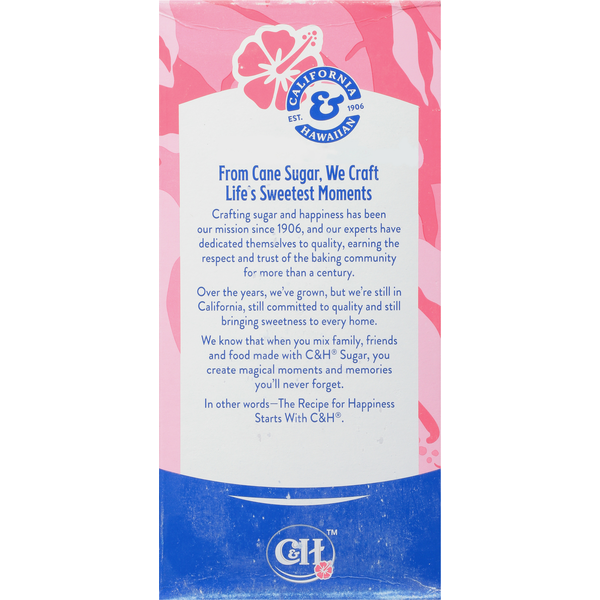 C&H Premium Pure Cane Granulated Sugar 2 lb. Carton