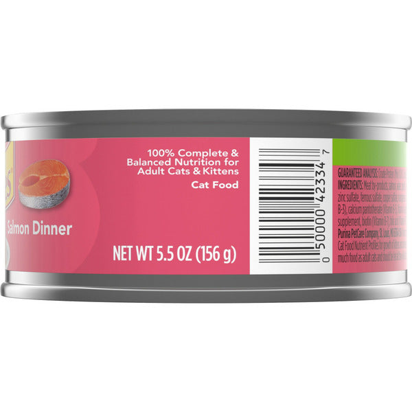 Purina Friskies Wet Cat Food Pate, Salmon Dinner