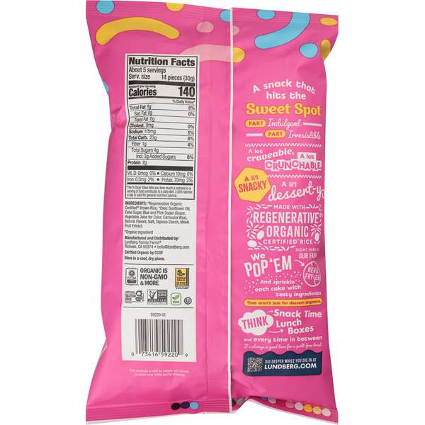 Lundberg Family Farms Birthday Cake Mini Rice Cakes