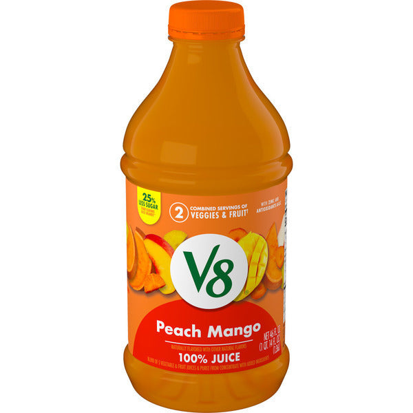 V8 Peach Mango 100% Fruit and Vegetable Juice