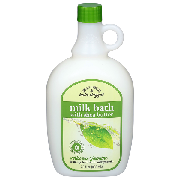 Village Naturals Bath Shoppe White Tea + Jasmine Milk Bath with Shea Butter