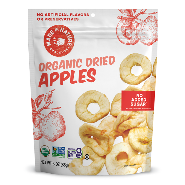 Made In Nature Dried Apples, Organic