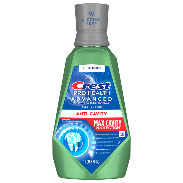 Crest Pro-Health Advanced Maximum Cavity Protection Mouthwash - Alcohol Free - 1L