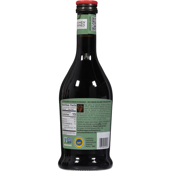 Monari Federzoni 100% Organic Balsamic Vinegar of Modena