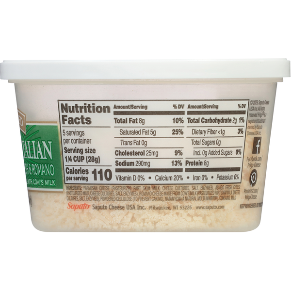 Frigo 3 Cheese Italian, Shredded