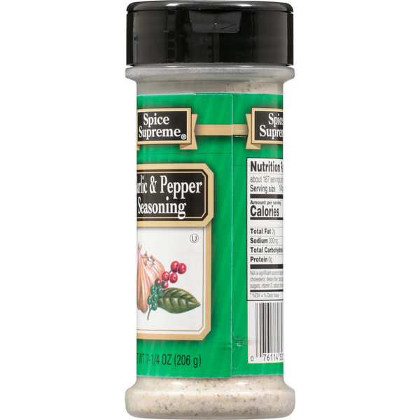 Spice Supreme Garlic & Pepper Seasoning