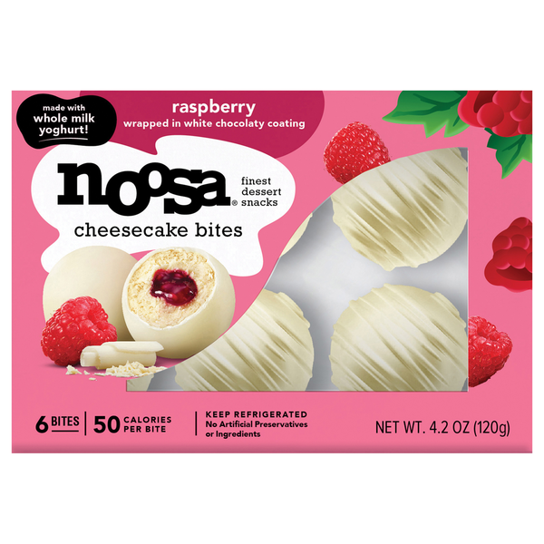 Noosa Raspberry Cheesecake Bites