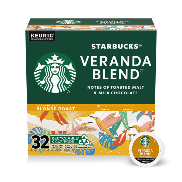 Starbucks Veranda Blend Blonde Roast K-Cup Coffee