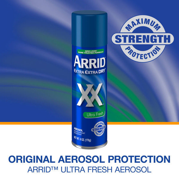 Arrid Xx Extra Extra Dry Ultra Clear Aerosol Antiperspirant Deodorant
