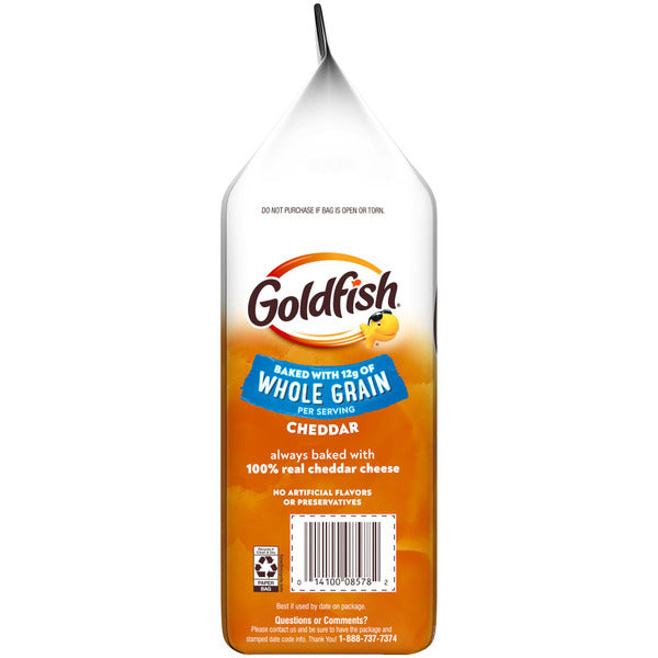 Pepperidge Farm Goldfish Baked with Whole Grain Cheddar Baked Snack Crackers