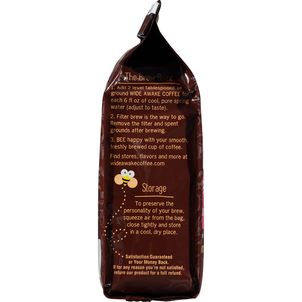 Wide Awake Medium Roast Donut Shop Blend 100% Arabica Ground Coffee