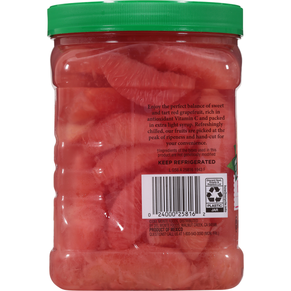 Del Monte Red Grapefruit, in Extra Light Syrup