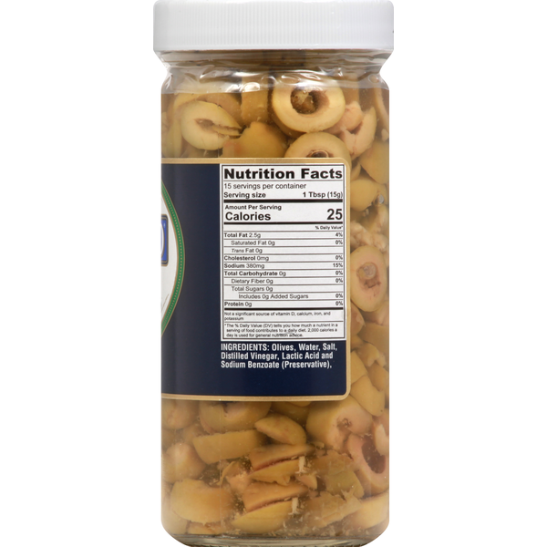 Racconto Italian Foods Green Olives, Sliced