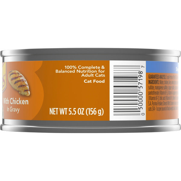 Purina Friskies Gravy Wet Cat Food, Shreds With Chicken