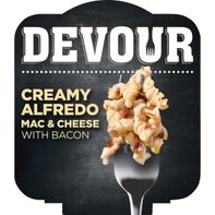 DEVOUR Creamy Alfredo Mac & Cheese Bowl with Bacon...
️