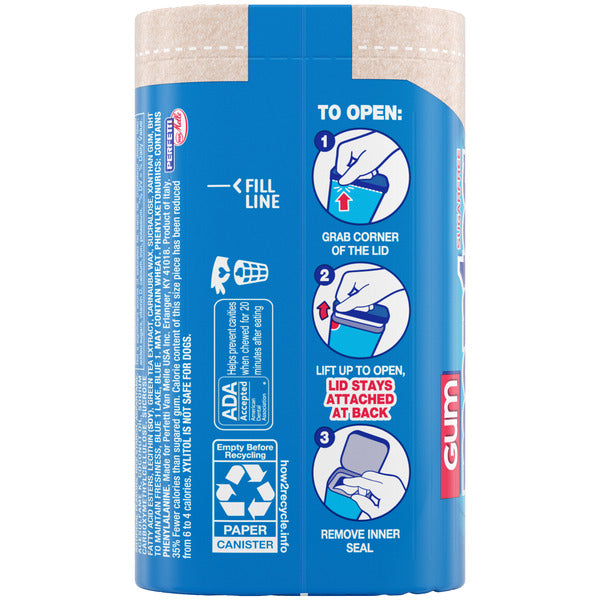 Mentos Gum Pure Fresh Fresh Mint, 90% Paperboard Bottle