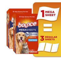 Bounce Pet Hair and Lint Guard Mega Dryer Sheets, ...
️