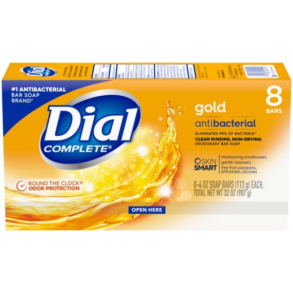 Dial Antibacterial Bar Soap, Gold