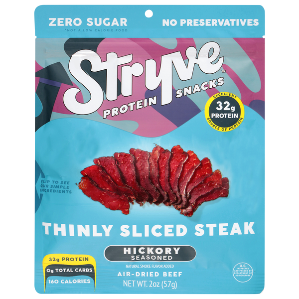 Stryve Air-Dried Beef Thinly Hickory Seasoned Sliced Steak