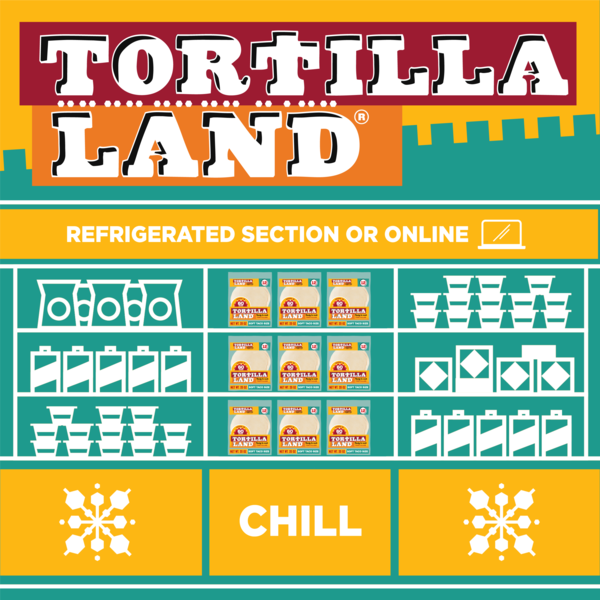 TortillaLand TortillaLand® Uncooked Flour Tortillas, Soft Taco Size (12 Count)
