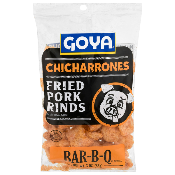 Goya Chicharrones Bar-B-Q Flavored Fried Pork Skins