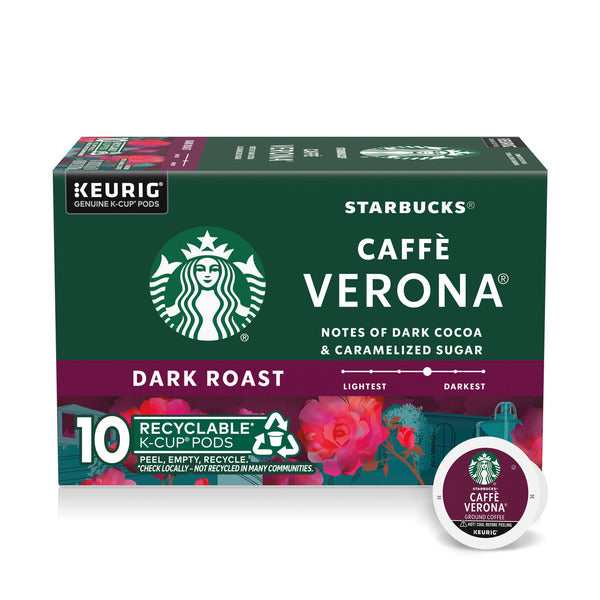 Starbucks Caffè Verona Dark Roast K-Cup Coffee