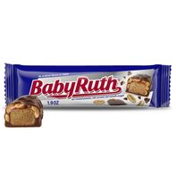 Baby Ruth Candy Bar with Chocolatey Caramel, Peanuts, and Nougat, Single Full Size Candy Bar, 1.9 oz