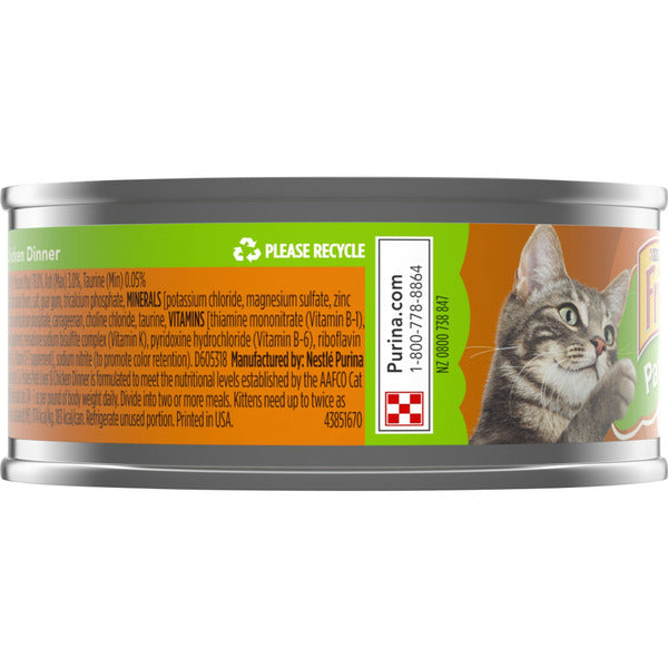 Purina Friskies Pate Wet Cat Food, Liver & Chicken Dinner