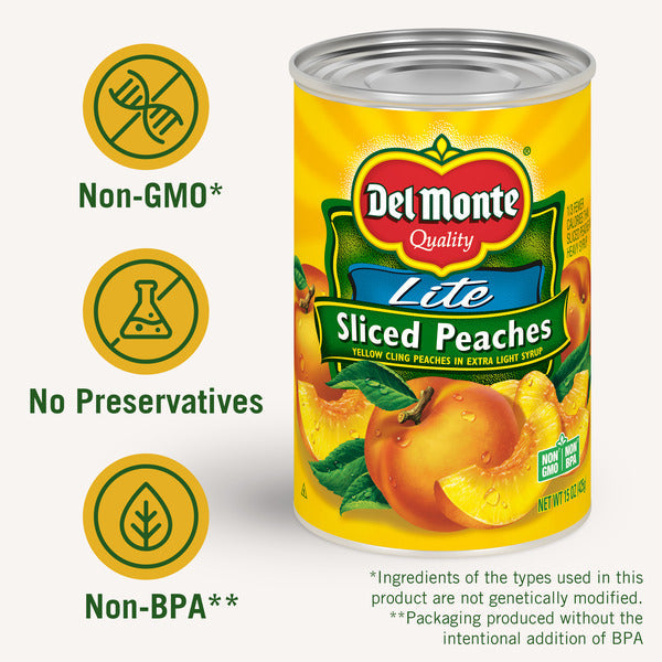Del Monte Lite Sliced Peaches