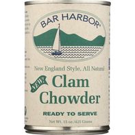Bar Harbor Clam Chowder, New England Style, All Na...
️