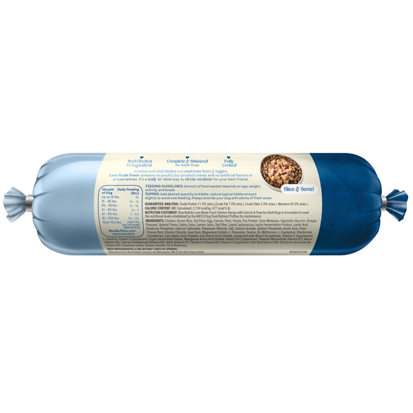 Blue Buffalo Love Made Fresh Dog Food, Refrigerated, Chicken Recipe DestGlow