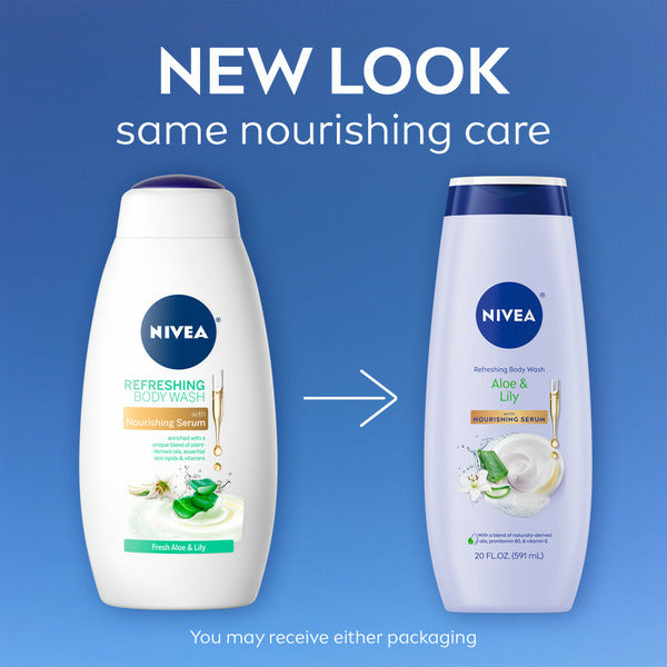 NIVEA Aloe & Lily Refreshing Body Wash