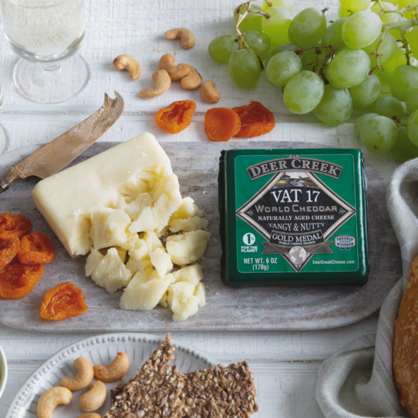 Deer Creek Vat 17, Tangy and Nutty World Cheddar Cheese